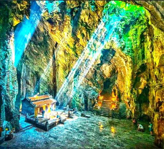 Morning Marble Mountains, Am Phu cave and Monkey Mountains tour from Hoi An (sgt-85012)