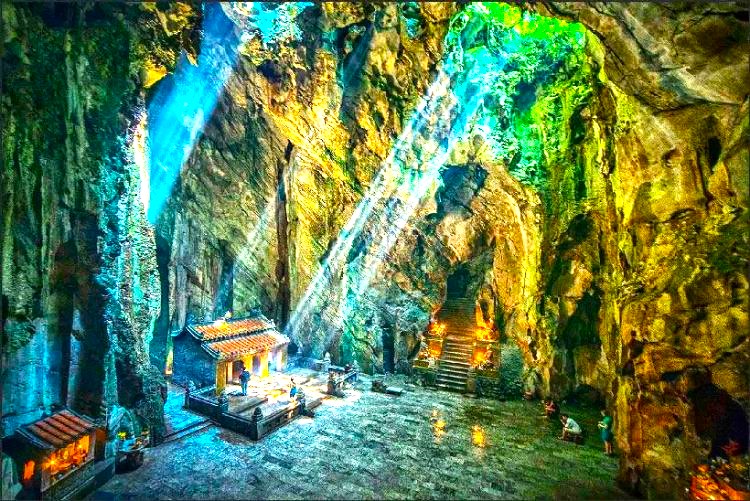 Morning Marble Mountains, Am Phu cave and Monkey Mountains tour from Hoi An (sgt-85012)