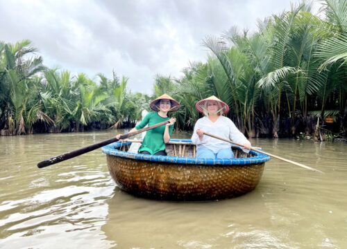 Hoi An Eco Cooking Class (Market-Coffee-Basket Boat-Cooking)
